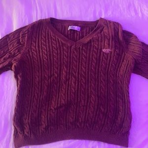 Hollister Burgundy Cardigan Comfy